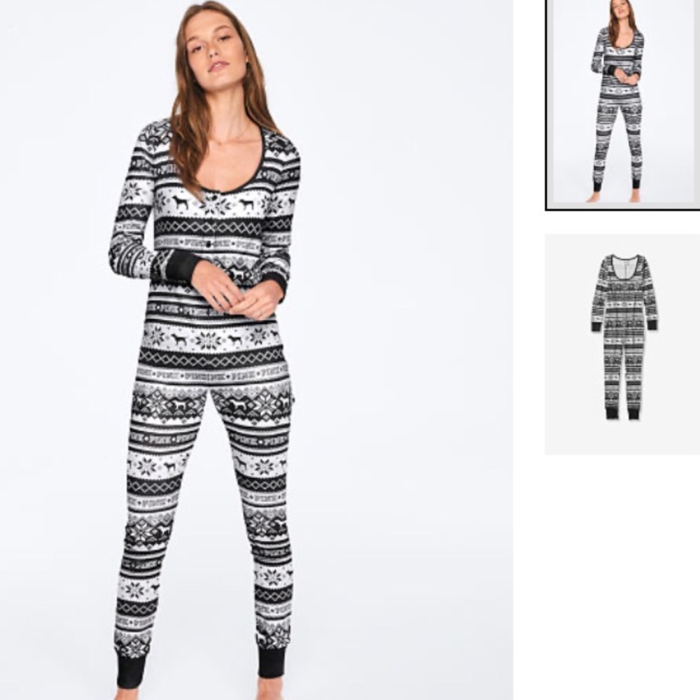 PINK VS Sleep One-Piece/Onesie - Picture 2 of 7